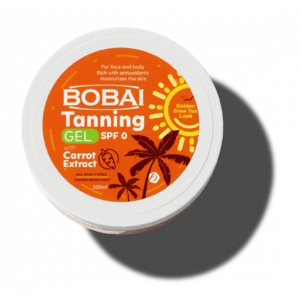 BOBAI TANNING GEL WITH CARROT EXTRACT SPF 0 FOR ALL SKIN TYPES 300 GM